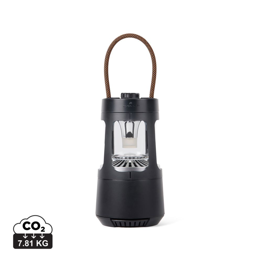 Camping lantern with speaker Nordic Drift Everest, 10 W, IPX4, with your logo