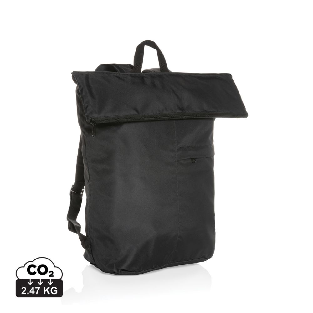 Foldable backpack Dillon AWARE™ rPET, lightweight, 20 l, with your logo