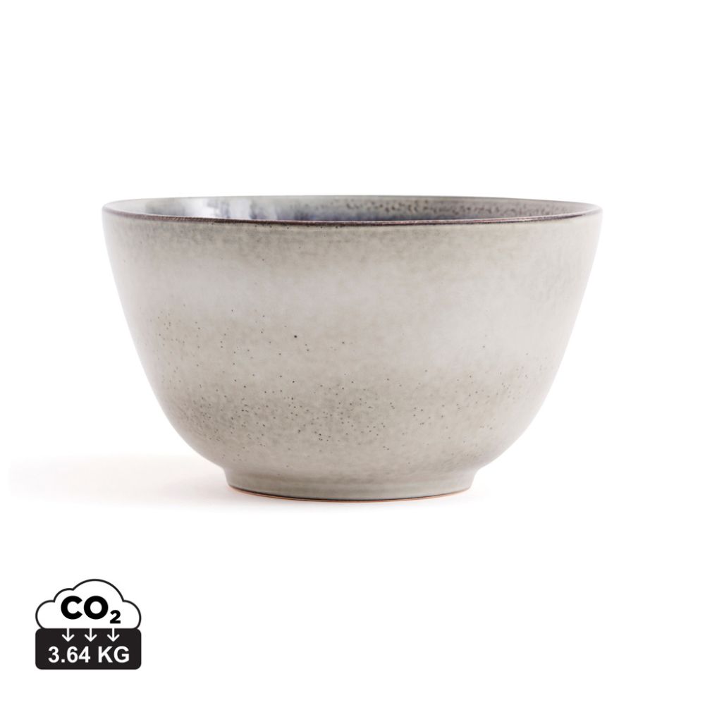 VINGA Nomimono stoneware bowl, 21 cm, handmade, with your logo