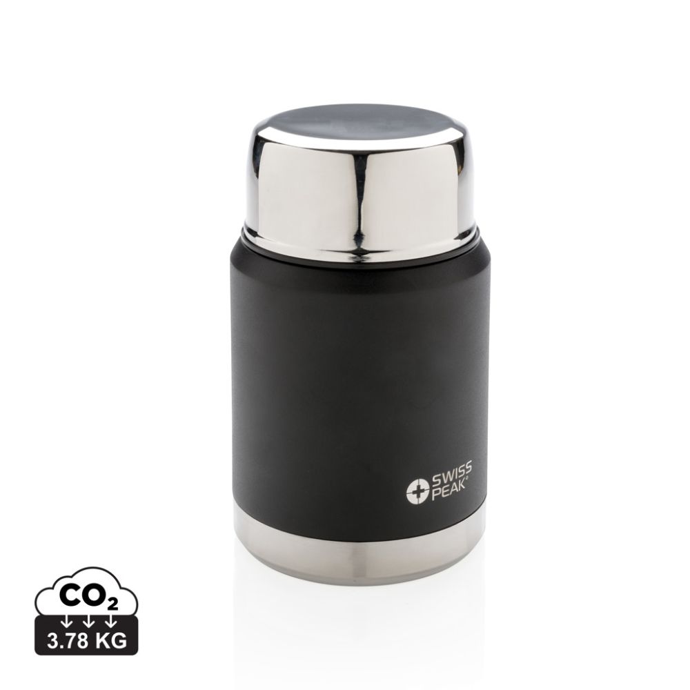Vacuum food container Swiss Peak Elite 500 ml with copper lining and your logo
