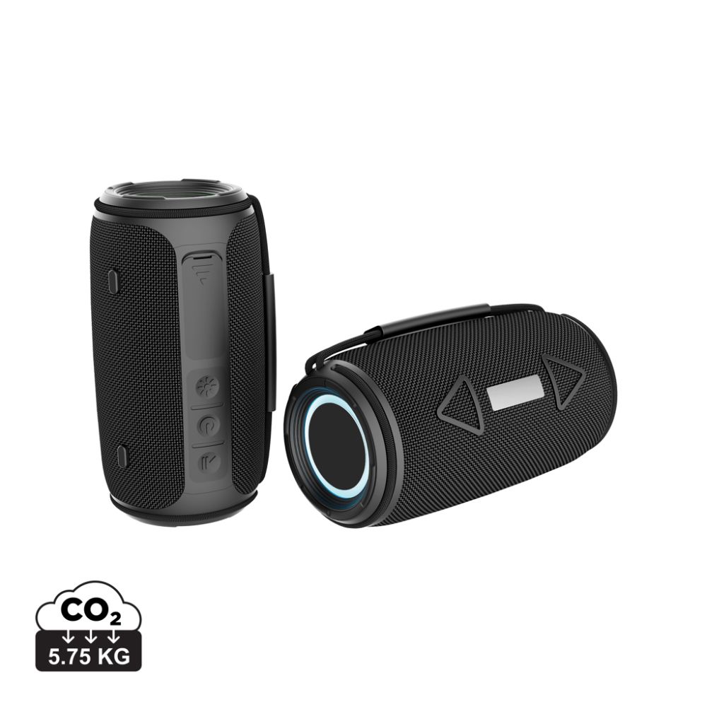Prisma 16 W Bluetooth speaker, IPX4, recycled ABS, with your logo