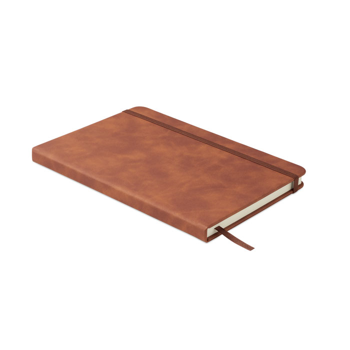 A5 notebook TINT with PU cover and elastic strap with your logo