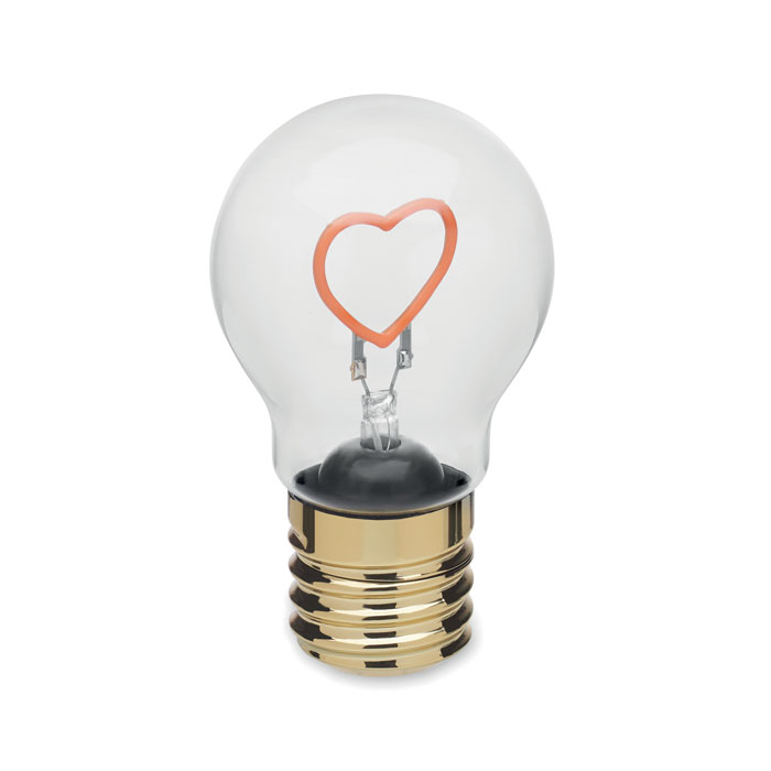 Decorative LED bulb LUMIGLOW with filament design with your logo