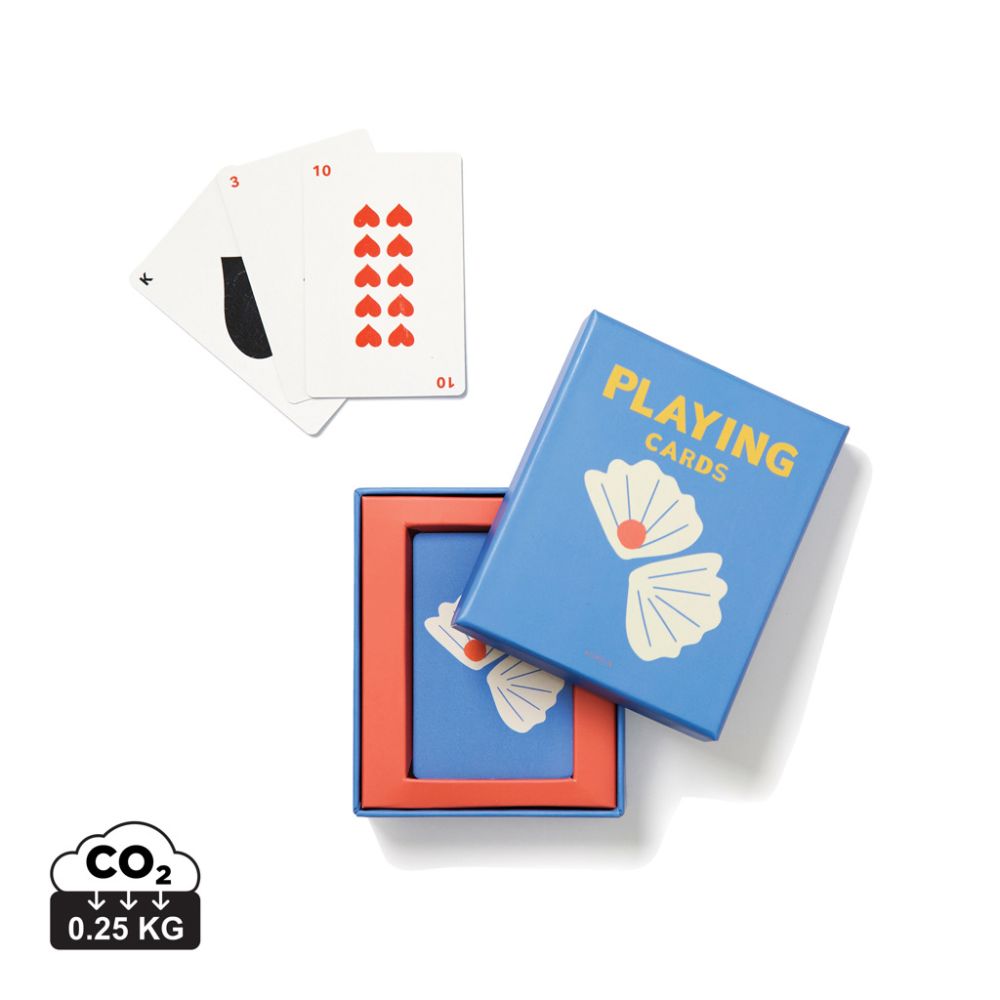 Spēļu kārtis VINGA Playing cards coffee table edt. papīra kastītē ar jūsu logo