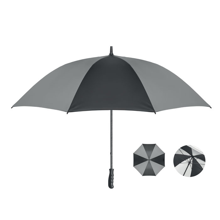 Windproof umbrella UGUA 30" with reflective panels, with your logo