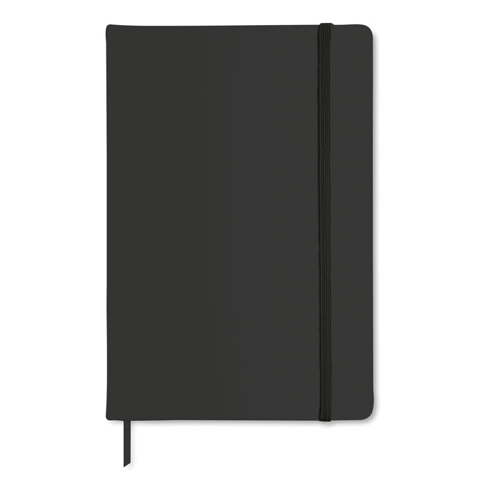 A6 notebook NOTELUX with hard PU cover and FSC®-certified paper with your logo