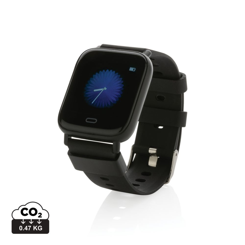 Viedpulkstenis RCS recycled TPU Fit Watch ar 1,3" skārienekrānu un jūsu logo